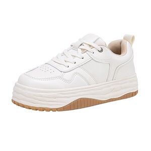 VEPOSE • Beige 8060 Platform Sneakers Includes Box